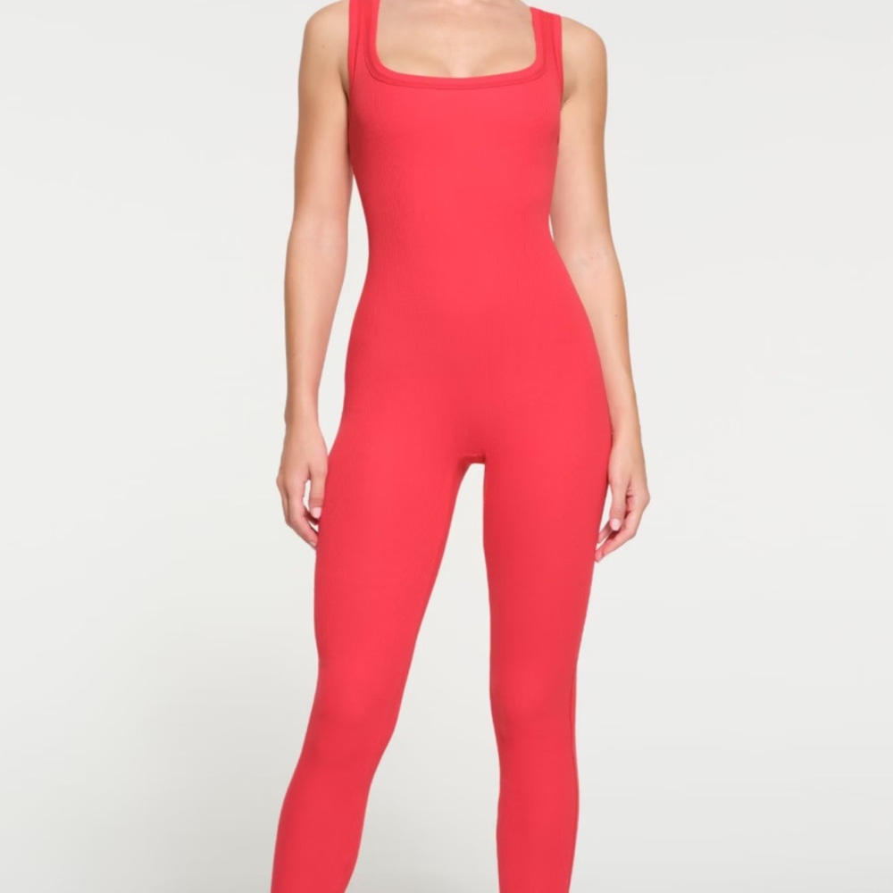 Skims cotton rib tank catsuit ( new with tags )